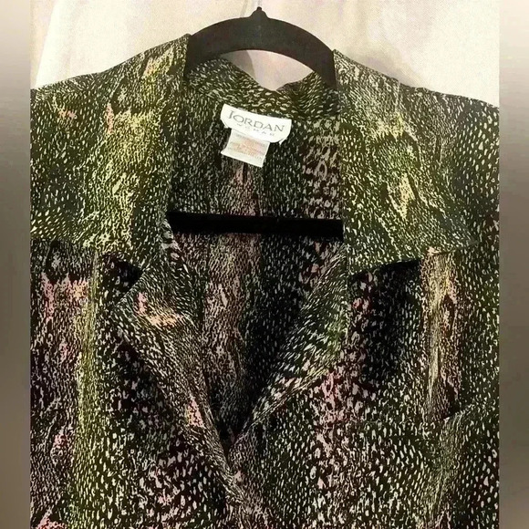 Women’s Black Long Sleeve Jordan Women Blouse - Picture 2 of 6